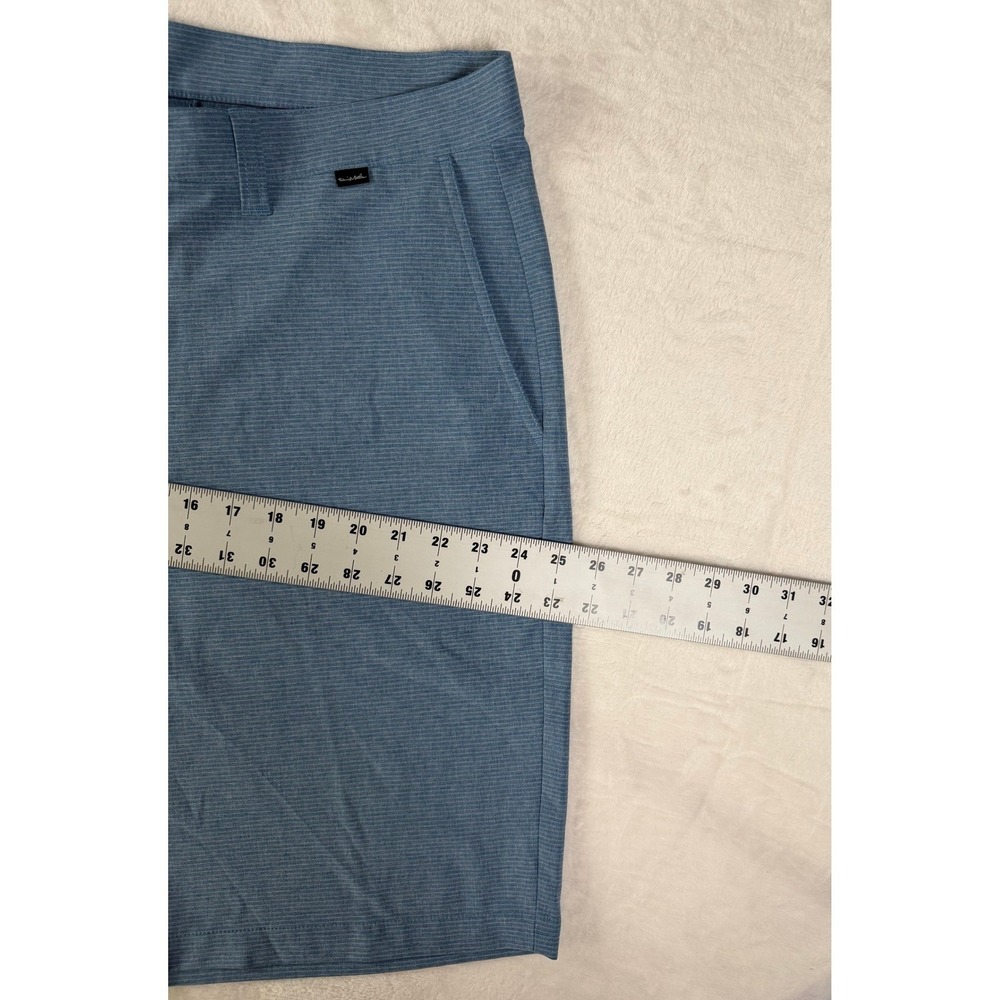 Travis Mathew Beck Golf Shorts Performance Stretch Poly Blend Blue Men's Size 40 - Picture 4 of 7